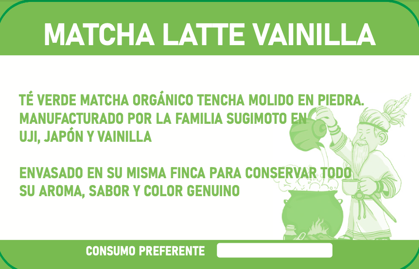Matcha latte - vainilla