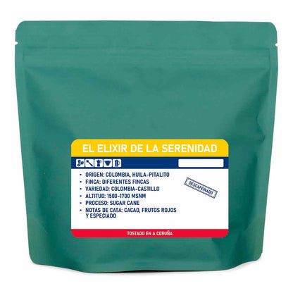 Colombia descafeinada O elixir da serenidade